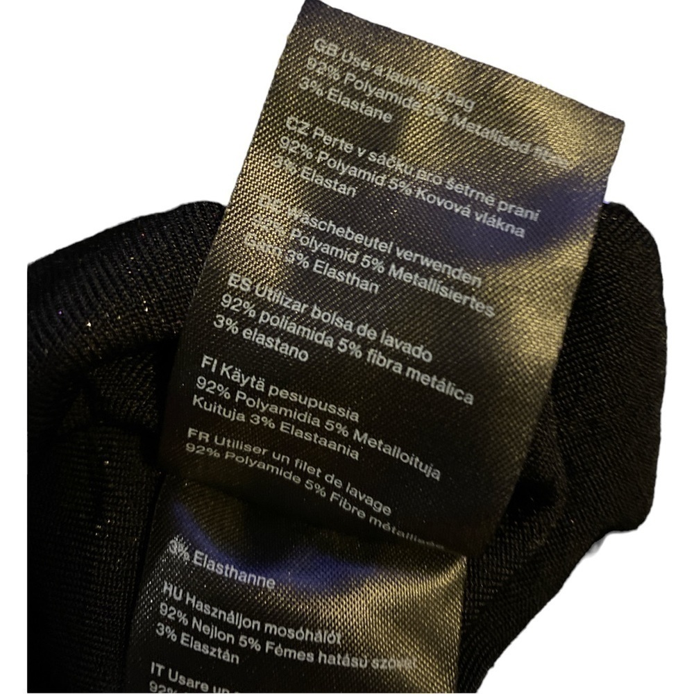 WEEKDAY Sparkly Sheer Dress Top Size XS - Picture 4 of 4